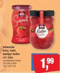 Markant Schwartau Extra, Samt, weniger Zucker oder Zero Angebot