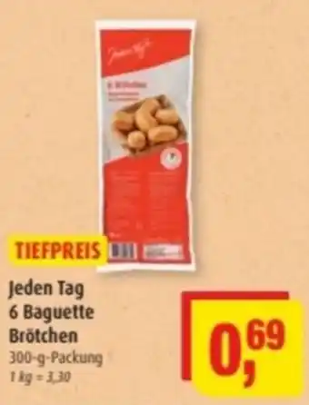 Markant Jeden Tag 6 Baguette Brötchen Angebot