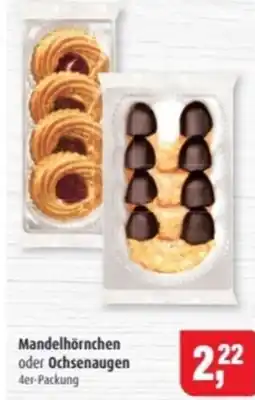 Markant Mandelhörnchen oder Ochsenaugen 4er-Packung Angebot