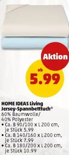 PENNY HOME IDEAS Living Jersey-Spannbetttuch Angebot