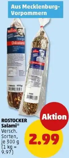 PENNY ROSTOCKER Salami Angebot