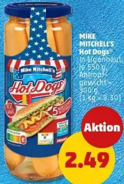 PENNY MIKE MITCHELL'S Hot Dogs Angebot