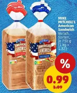 PENNY MIKE MITCHELL'S American Sandwich Angebot