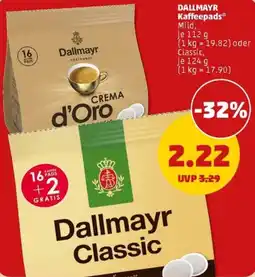 PENNY DALLMAYR Kaffeepads Angebot