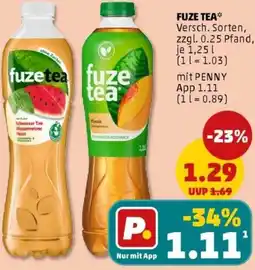 PENNY Fuze tea Angebot