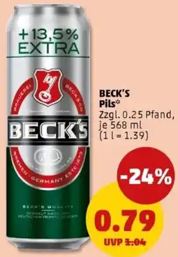 PENNY BECK'S Pils Angebot