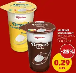 PENNY MILPRIMA Sahnedessert Angebot