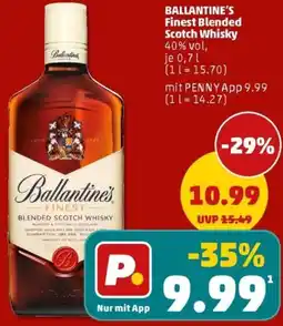 PENNY BALLANTINE'S Finest Blended Scotch Whisky Angebot