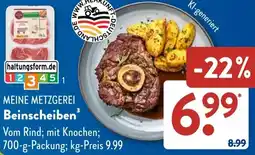 Aldi Süd MEINE METZGEREI Beinscheiben Angebot