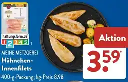 Aldi Süd MEINE METZGEREI Hähnchen Innenfilets Angebot