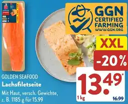 Aldi Süd GOLDEN SEAFOOD Lachsfiletseite Angebot