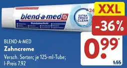 Aldi Süd BLEND-A-MED Zahncreme Angebot