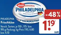 Aldi Süd PHILADELPHIA Frischkäse Angebot