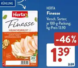 Aldi Süd HERTA Finesse Angebot