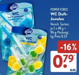 Aldi Süd POWER FORCE WC Duft Juwelen Angebot