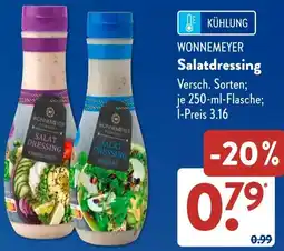 Aldi Süd WONNEMEYER Salatdressing Angebot