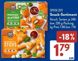 Aldi Süd SPEISE ZEIT Snack-Sortiment Angebot