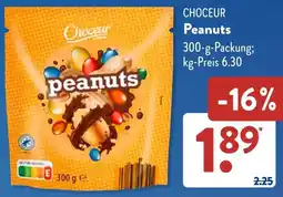 Aldi Süd CHOCEUR Peanuts Angebot