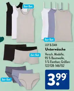 Aldi Süd LILY & DAN Unterwäsche Angebot