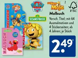 Aldi Süd Malbuch Angebot