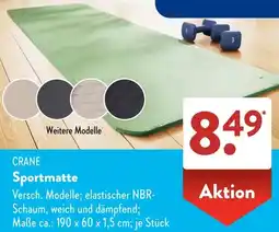 Aldi Süd CRANE Sportmatte Angebot