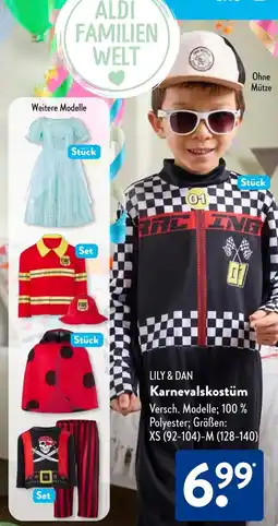 Aldi Süd LILY & DAN Karnevalskostüm Angebot