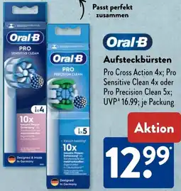 Aldi Süd Oral-B Aufsteckbürsten Angebot