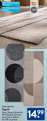 Aldi Süd HOME CREATION Teppich Angebot