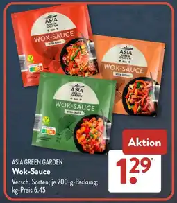 Aldi Süd ASIA GREEN GARDEN Wok-Sauce Angebot