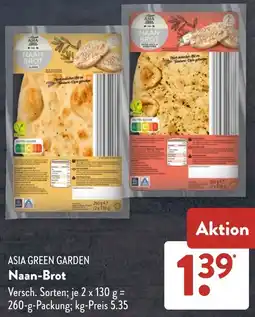 Aldi Süd ASIA GREEN GARDEN Naan-Brot Angebot