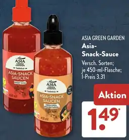 Aldi Süd ASIA GREEN GARDEN Asia Snack-Sauce Angebot