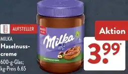 Aldi Süd MILKA Haselnusscreme Angebot