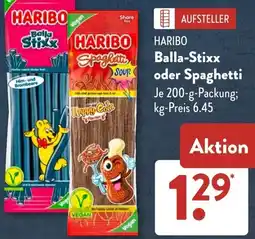 Aldi Süd HARIBO Balla-Stixx oder Spaghetti Angebot