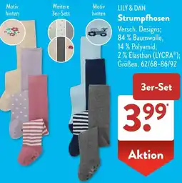 Aldi Süd LILY & DAN Strumpfhosen Angebot