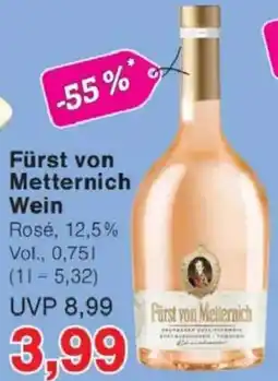 Jawoll Fürst von Metternich Wein Angebot