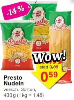 Jawoll Presto Nudeln Angebot