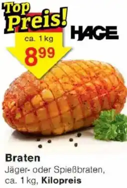 Jawoll HAGE Braten Angebot