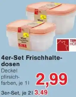 Jawoll TIM HOME 4er-Set Frischhaltedosen Angebot