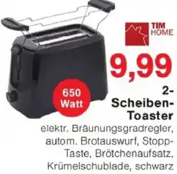 Jawoll TIM HOME Scheiben Toaster Angebot
