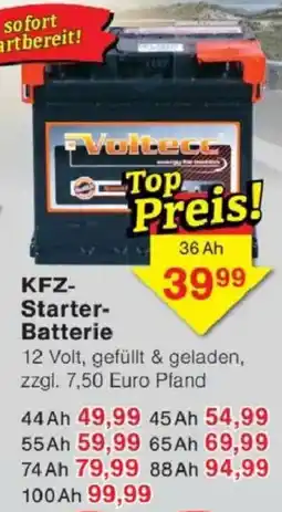 Jawoll KFZ- Starter Batterie Angebot