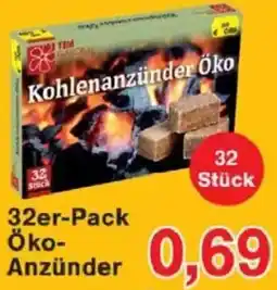 Jawoll 32er-Pack Öko Anzünder Angebot