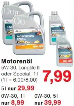 Wiglo Wunderland Motorenöl Angebot