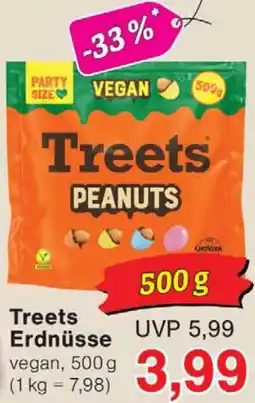 Wiglo Wunderland Treets Erdnüsse Angebot