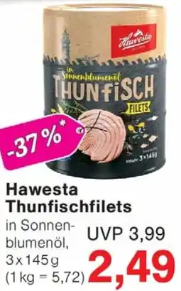 Wiglo Wunderland Hawesta Thunfischfilets Angebot