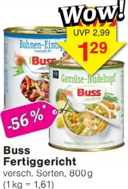 Wiglo Wunderland Buss Fertiggericht Angebot