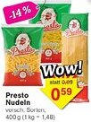 Wiglo Wunderland Presto Nudeln Angebot