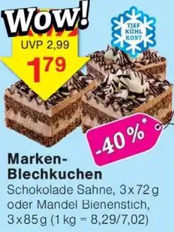 Wiglo Wunderland Marken Blechkuchen Angebot