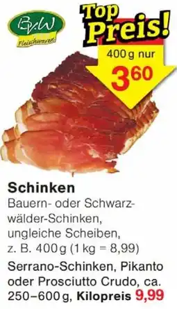 Wiglo Wunderland Schinken Angebot