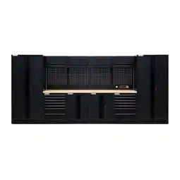 Netto Marken-Discount Feistos Werkstatteinrichtung EOS 13 Blackline Schwarz 61x455x200cm Angebot