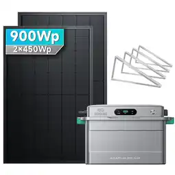 Netto Marken-Discount Solarmars 900W Balkonkraftwerk mit Speicher, Zendure SolarFlow 800 Plus - Mit Flachdachhalterung Angebot